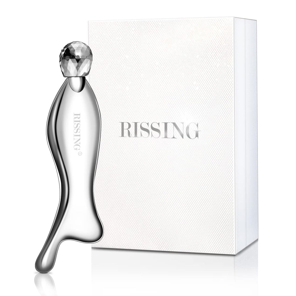 FSA, HSA Eligible, 4-in-1 Gua Sha Facial Tools, Stainless, Portable Box