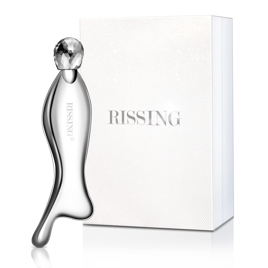 FSA, HSA Eligible, 4-in-1 Gua Sha Facial Tools, Stainless, Portable Box