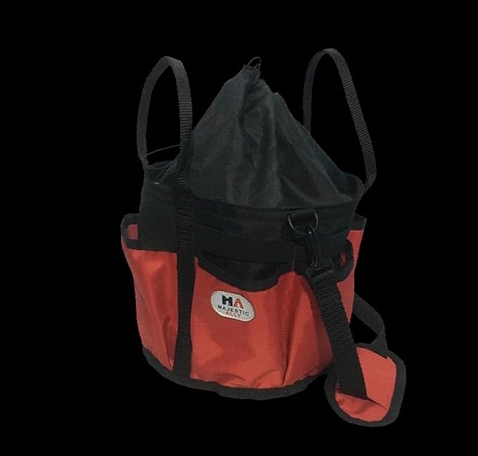 Majestic Ally horse Grooming Organizer Tote Bag (Red)