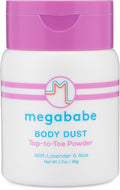 Megababe Body Dust Powder, Talc-Free, Sweat-Absorbing, Lavender Scent, 1.7 oz