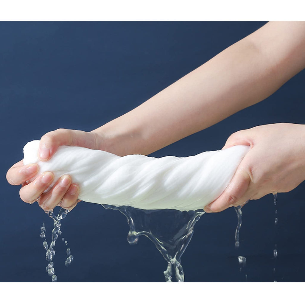 Eamecl Large Compressed Bath Towels for Travel, Individually Wrapped Disposable Body Towels, Extra Thick Cotton Blend Portable Towel Tablets for Hotel, Camping, Gym, Sauna, Hiking– Reusable,No Lint