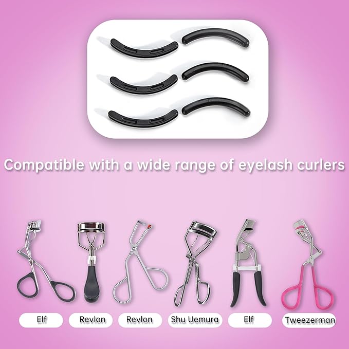 Eyelash Curler Refills Compatible with e.l.f.,24PCS