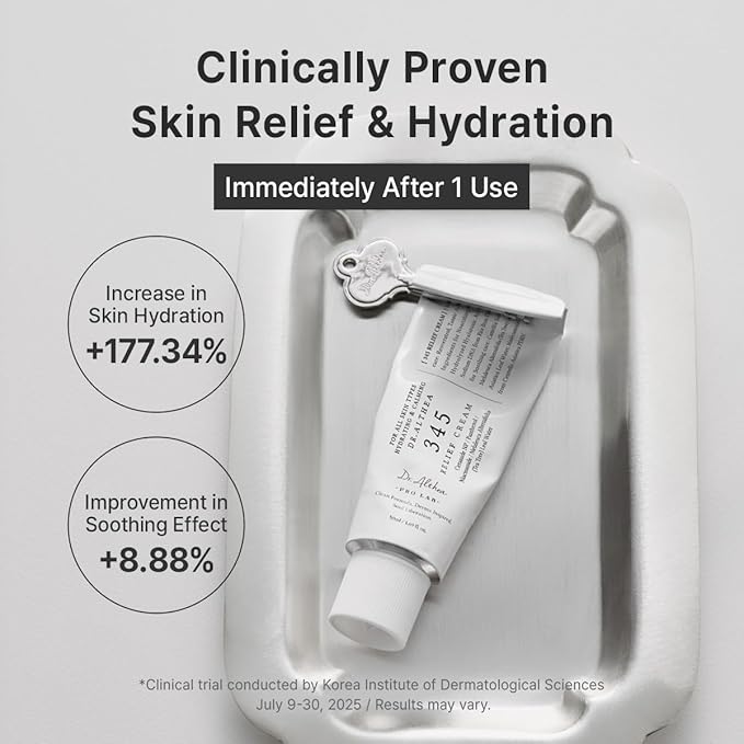 Dr.Althea 345 Relief Cream, Korean Skincare, 1.69 Fl Oz (Ver.2 - Pack of 2)