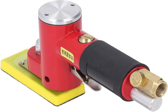 Jadeshay Mini Orbital Sander, High Power Air Sander with Air Filter Random Orbital Pneumatic Sander Polisher for Auto Body Work Furniture Wood Metal Surface