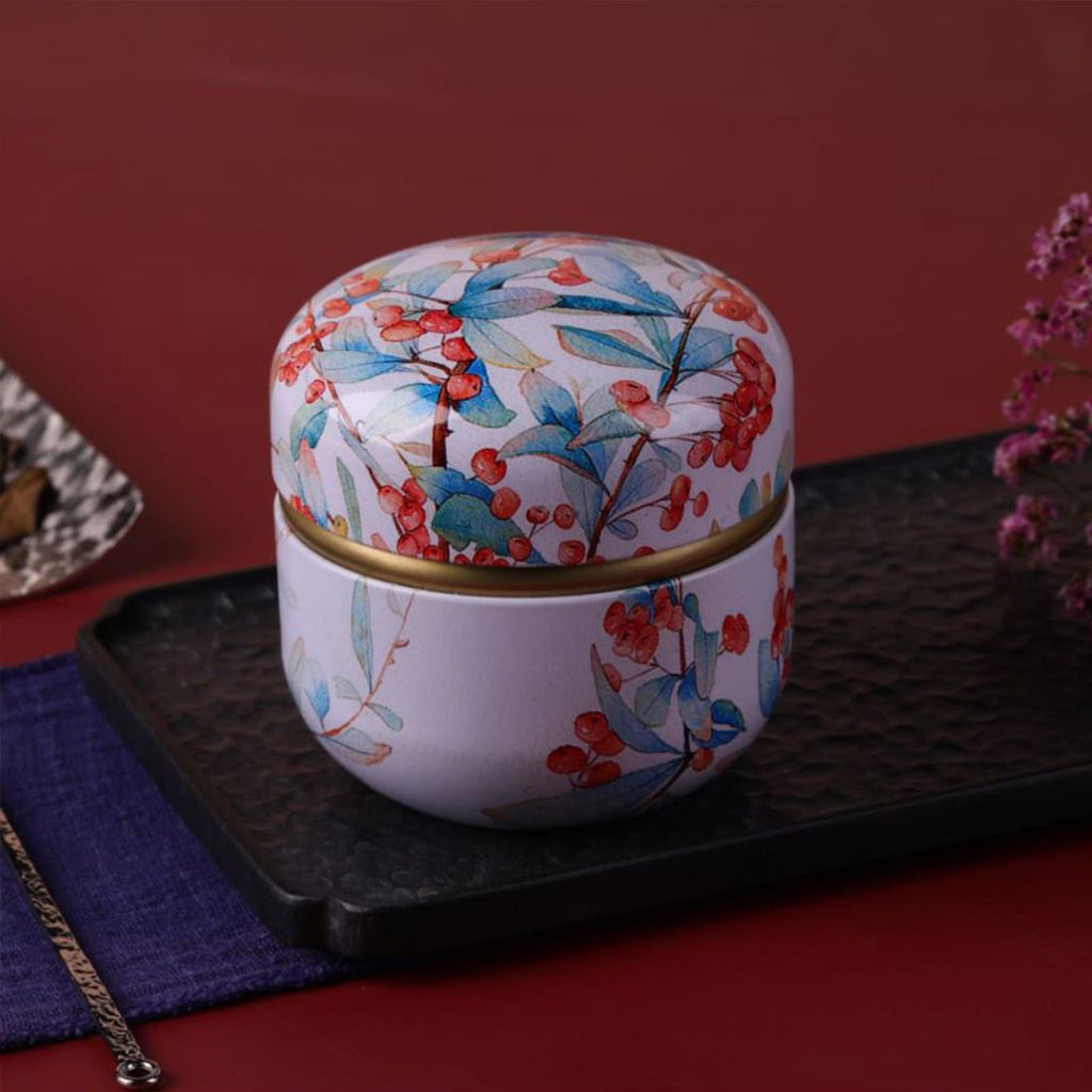 Qopoto Body Powder Puff and Container for Dusting Powder (Ormosia)