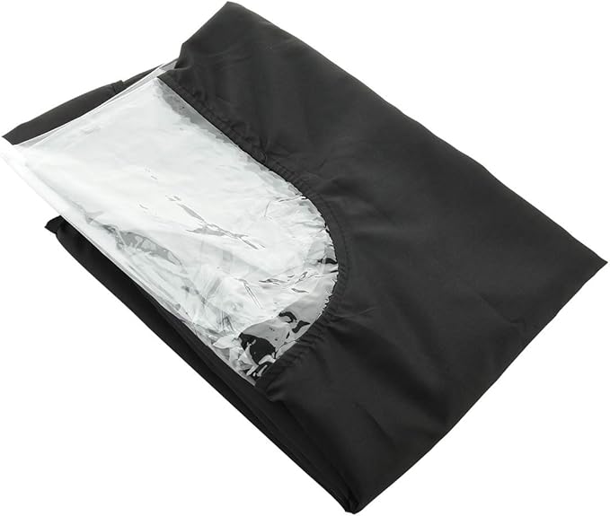 CM Barber Cape with Clear Window Salon Cape Hair Cutting Cover Hair Drape Waterproof Haircut Apron with Buckle for Barber Shop Salon Stylists Home DIY Hairdressing