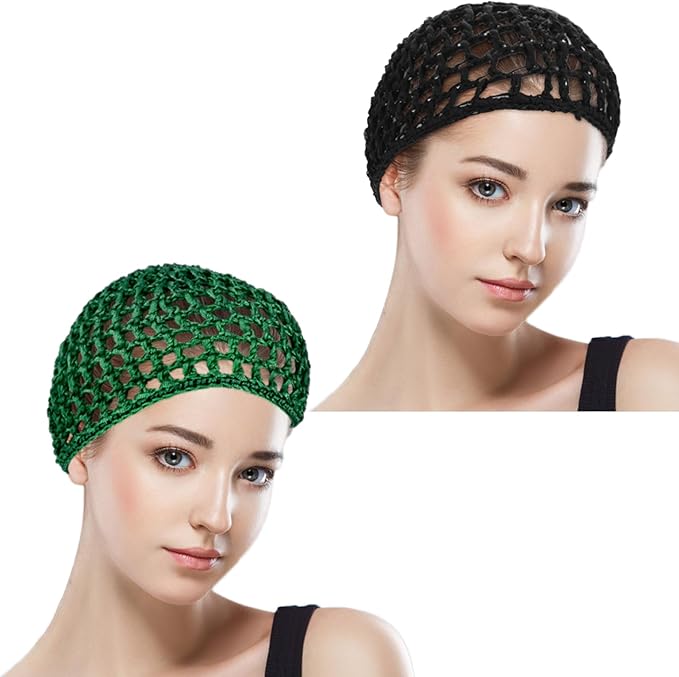 Wig Cap Thick Long Hair Caps Adjustable Net Mesh Braided Weaving Making Crochet Sew Weave Fishnet Grip Headband