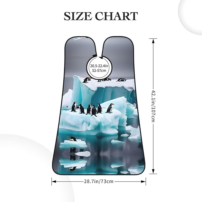 Purple Music Notes Print Beard Bib Shaving Apron, Beard Hair Trimming Cape – For Dad