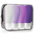 INSFIT Travel Bottles for Toiletries, TSA Approved 3oz Travel Size Toiletries, Leak Proof Travel Containers for Toiletries, BPA Free Refillable Airplane Essentials for Shampoo Lotion Body Wash