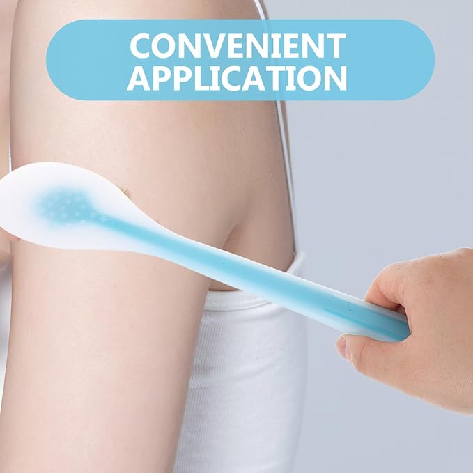 VICASKY Back Lotion Applicator for Women Body Lotion Applicator Wand for Back Shoulders and Legs Soft Bristles for Applying Cream or Medication Easy Clean 2 Pack 14.56 in