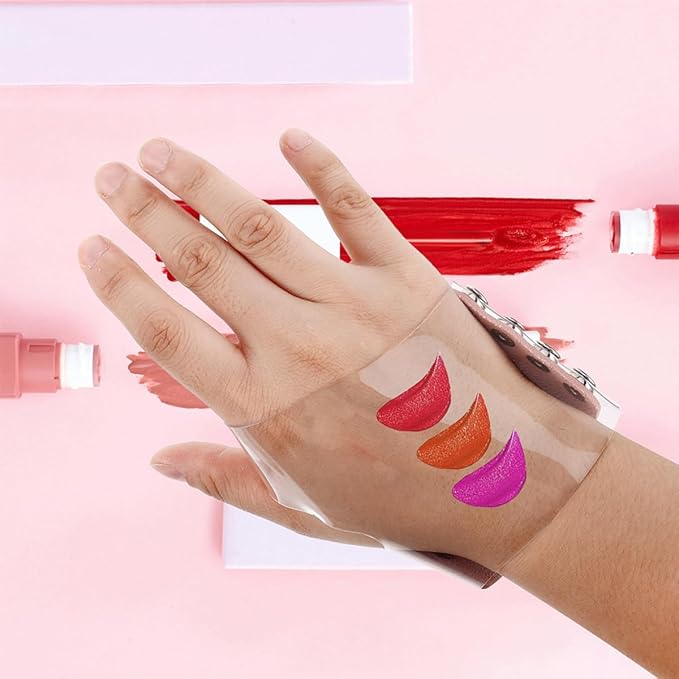 FRCOLOR 2pcs Makeup Mixing Palette Gloves Foundation Blending Tray Cosmetic Mixing Plate for Professional Artists Beauty Tools