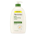 Aveeno Daily Moisturizing Body Lotion with Soothing Prebiotic Oat, Gentle Lotion for Women & Men Nourishes Dry Skin, Paraben-, Dye-, & Fragrance-Free, Non-Greasy, Non-Comedogenic, Value Size 33 Fl Oz