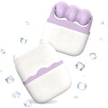 2026 New Ice Roller for Face Women,2 in 1 Face Eyes Roller,Facial Skin Care Tools,Gifts for Women Mom Wife(Purple)