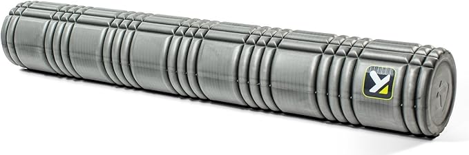 TriggerPoint CORE Foam Massage Roller (Back, Body, Legs) with Softer Compression for Deep Tissue Muscle Recovery – Relieves Pain, Improves Mobility & Circulation (36'') Gray
