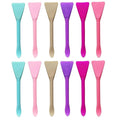 Mimalexin 12PCS Silicone Face Mask Brushes, Face Mask Applicator, Skincare Spatula, Skin Care Lotion Applicator, Spa Makeup Tools for Facial Cream Mask Mixing and Sampling