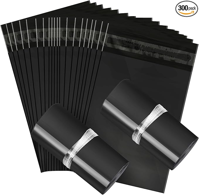 Fulmoon 300pcs Sanitary Napkin Disposal Bag Disposable Sanitary Bag Personal Care Disposal for Tampons Trash Bags period Tampon Bags for Women Privacy Handling Sack Diaper Sack(Black)