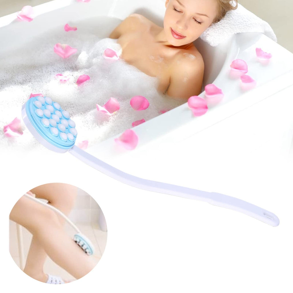 Back Lotion Applicator and Massager, Handheld Self Moisturizer Cream Lotion Applicator, Body Leg Bath Lotion Applicator For Back Brush Massager Massaging Tool