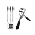 BenePoint Eyelash Curler, Lash Curler with Bonus 4Pcs Replacement Lash Pads& 5Pcs Eyelash Spoolies, Eyelash Curler Kit Portable Travel Eyelash Curler for Eyelash Extension (Black)