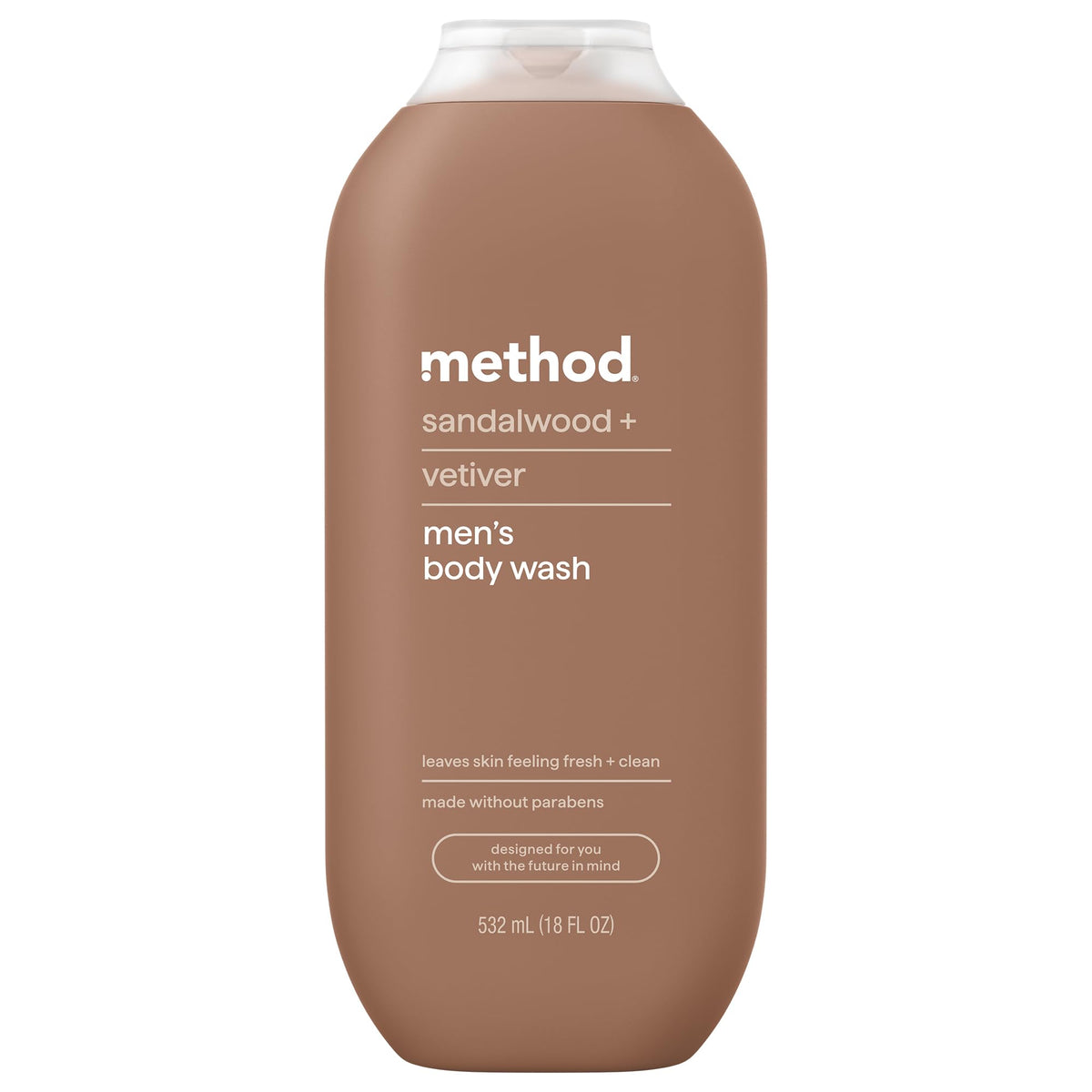 method Men’s Body Wash, Sandalwood + Vetiver, 18 fl oz