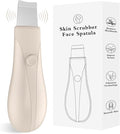 Skin Scrubber Face Spatula Skin Spatula Pore Cleaner Blackhead Remover Tools for Facial Deep Cleansing Skin Care Tool for Men and Women (Beige)