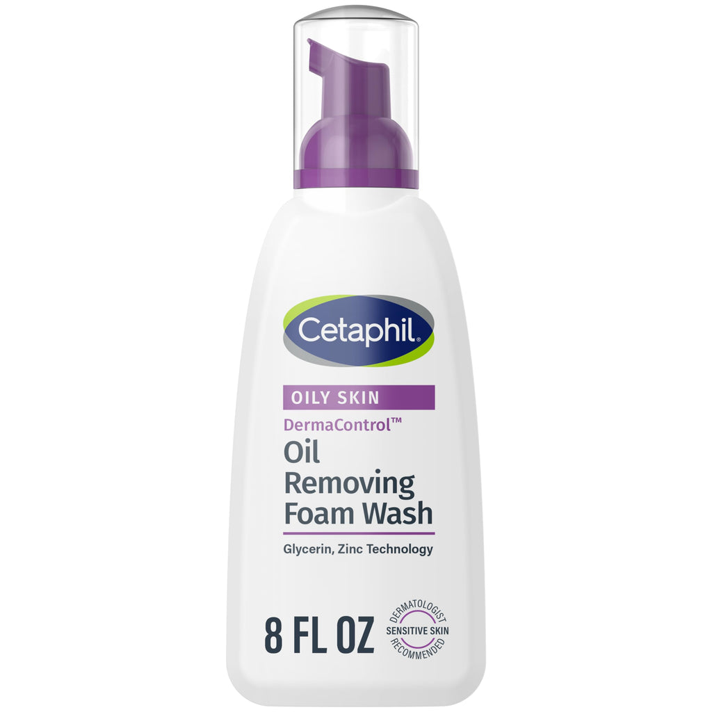 Cetaphil Pro Oil Removing Foaming Face Wash, Sensitive Skin, 8oz, 3ct
