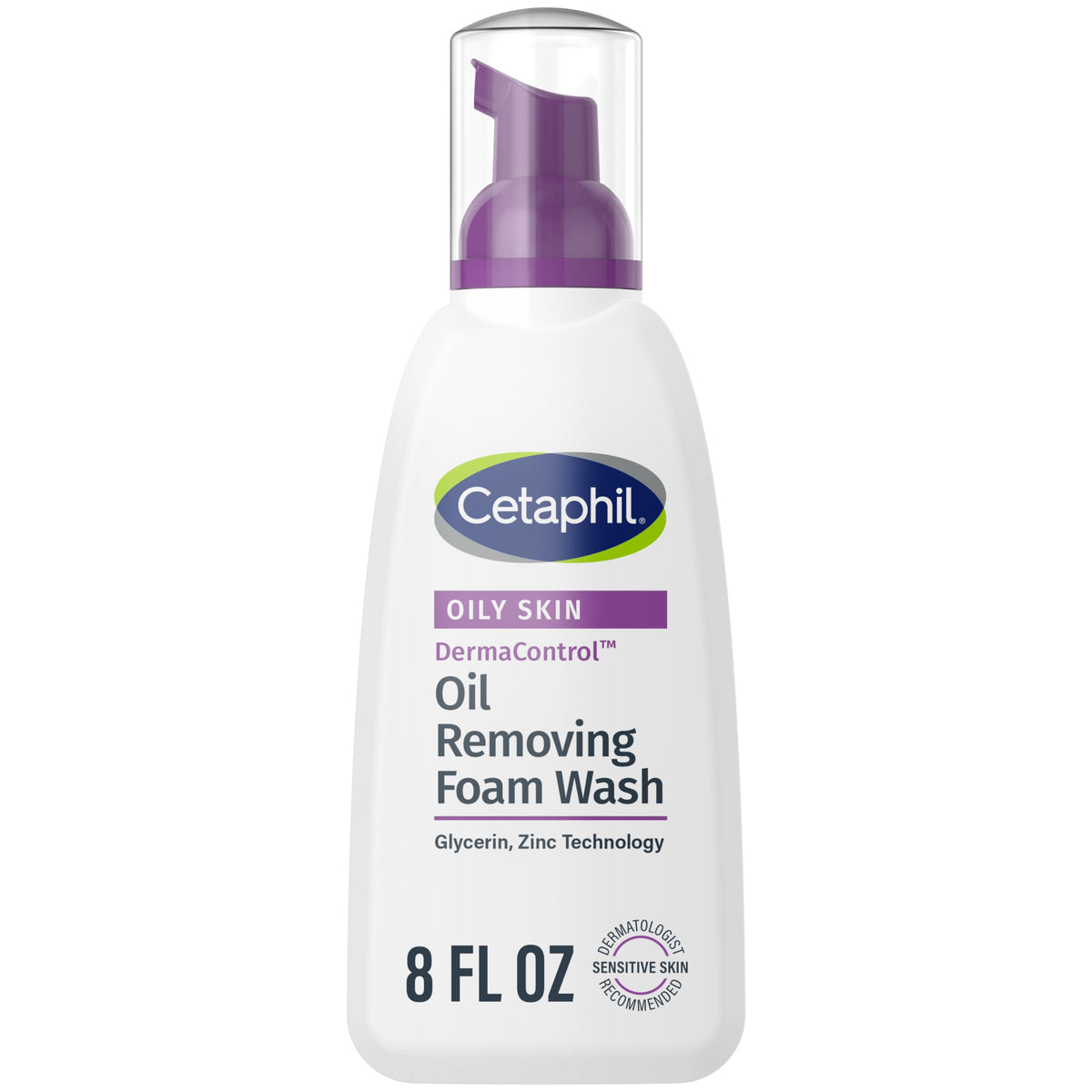 Cetaphil Pro Oil Removing Foaming Face Wash, Sensitive Skin, 8oz, 3ct