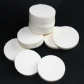 AKOAK 20pcs Round Make Up Facial Face Soft Sponge Cosmetic Puff Women Lady Beauty Makeup Foundation Powder Puff (WHITE COLOR/20)