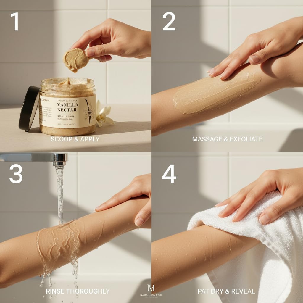 Nature Skin Shop Aromatic Coffee Whipped Sugar Scrub, 8oz Foaming Body Polish for Exfoliating & Energizing Skin, with Natural Coffee Grounds