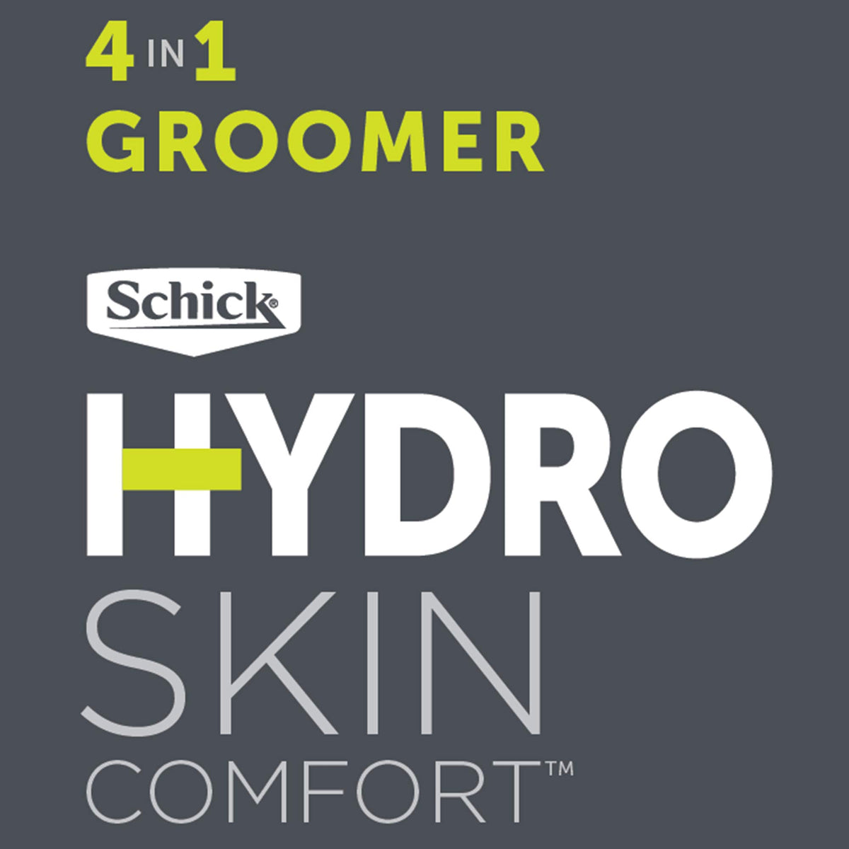Schick Hydro Groomer, 1 Mens Razor Handle with Beard Trimmer & 1 Refill