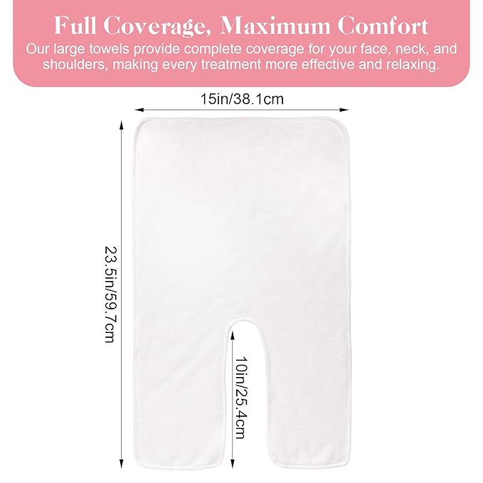 BREENHILL 6 Pack Facial Towels for Estheticians Soft, Spa Towels for Facial, Comfortable Extra Thick Massage Face Towels, Professional Esthetician Equipment