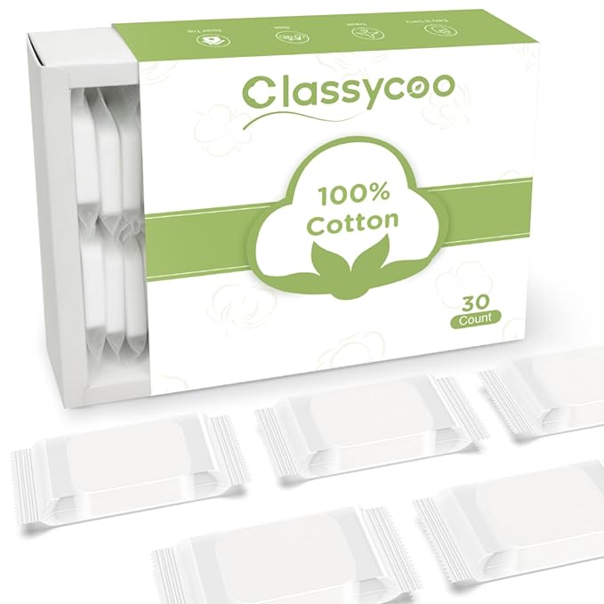 Classycoo Compressed Towel- Pure Cotton Disposable Face Towel, Mini Ultra-Soft Coin Portable Tissue Cleansing Camping Tablet for Travel, Hiking, Beauty, Sport, Hand Cloths, Outdoor,Green