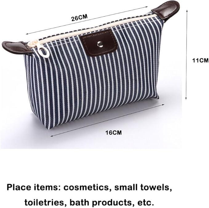 THTAJ 2 Pack Make Up Bag for Traveling,Preppy make up bag,Toiletry Bag,Nylon Cosmetic Bag,Light Pink Makeup Bag,Skin Care Bag，Tiny Makeup Bag