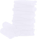 16 Pack Baby Washcloths - 10x10 Inch, Microfiber baby towel - Absorbent and Soft baby Wash Clothes for Newborns, Infants and Toddlers - Quick Dry for baby boys and girls face towel - White