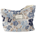 SxoSyo Flowers Makeup Bag, Fabric Cosmetic Bags
