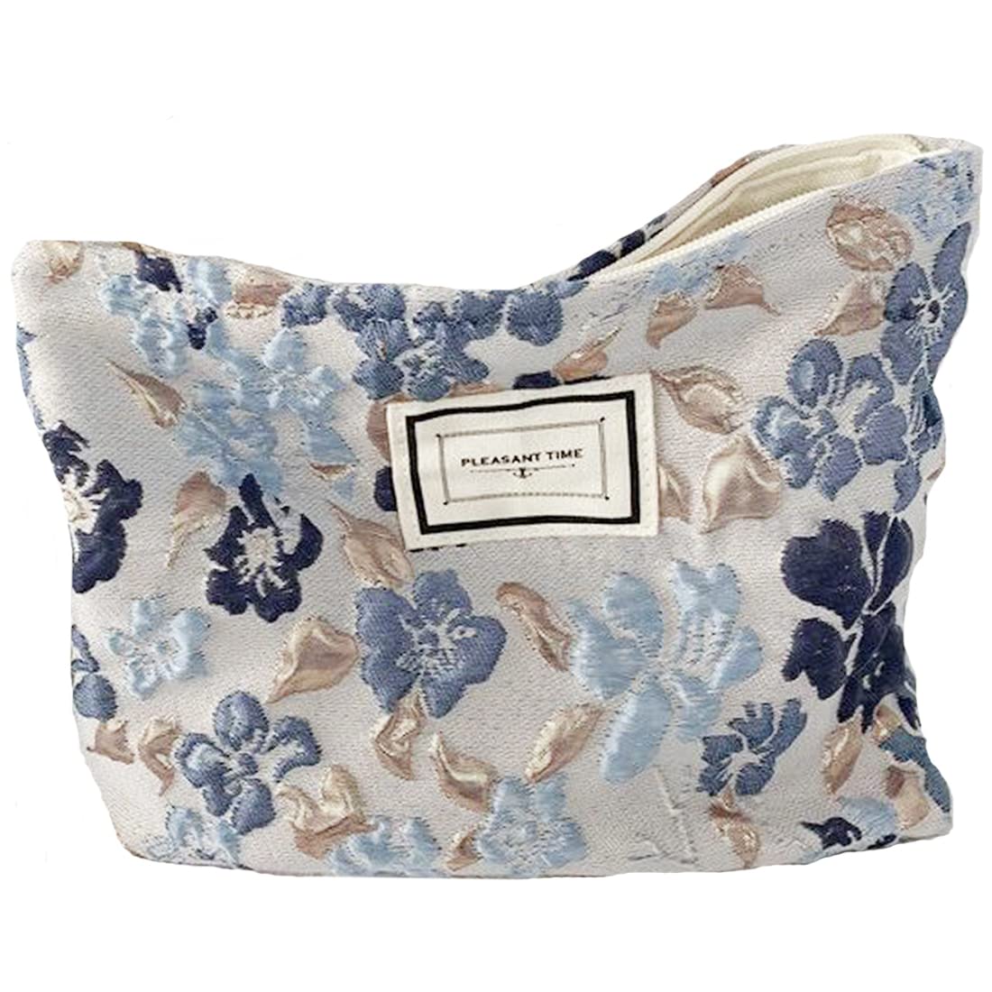 SxoSyo Flowers Makeup Bag, Fabric Cosmetic Bags