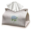 Pink Tissue Box Cover, Hydrangea Tissue Box Cover Rectangle 9.8x5.9x5.9