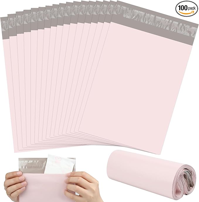 100Pcs Light Pink Sanitary Napkin Disposal Bags, Feminine Self-Sealing Hygiene Disposal Bags for Tampons, Pads and Liners, Personal Care Sanitary Bag for Women Privacy Handling