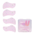 Curacoro Lower Lash Lift Shields, 4 Pcs Self-Adhesive Silicone Pads