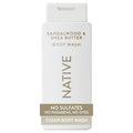 Native Body Wash Contains Naturally Derived Ingredients | For Women & Men, Sulfate, Paraben, & Dye Free Leaving Skin Soft and Hydrating | Sandalwood & Shea Butter 18 oz