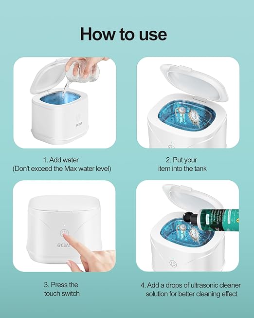 Ultrasonic Jewelry Cleaner Solution for All Machines, Retainer, Ring, 8.5oz