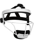 Dinictis Softball Face Mask, Lightweight, Comfortable, with Wide Field Vision, Durable and Safe Face Guards, Premium Protective Softball Fielder's Mask-White-Child(S)