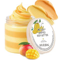 Embleaf Mango Whipped Body Butter, Shea Body Butter for Women Dry Skin, Natural Mango Lotion for Body Moisturizer-Deep Moisturizing and Softening-6.8 floz(200ml)