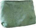 SxoSyo Corduroy Makeup Bags, Cosmetic Pouch for Purse, Green