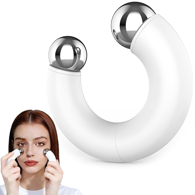 Daelala Ice Roller for Face and Eye, Magnetic Ice Globes for Wrinkles, Lifting, Depuff Face, Cold Facial Roller, Self Skin Care Cooling Items for Women