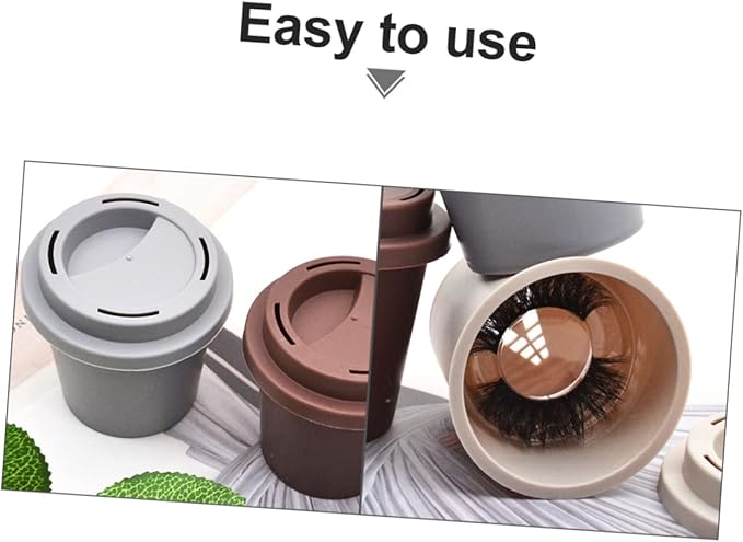 3pcs False Eyelash Storage Box Lash Holder Makeup Accessories Organizer for False Eyelashes for Travel and Daily Use