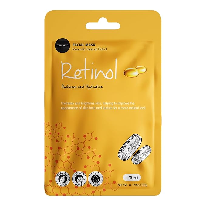 Celavi Essence Facial Face Mask K-Beauty Skincare Korea Skin Care Moisturizing (2 of each) D Set