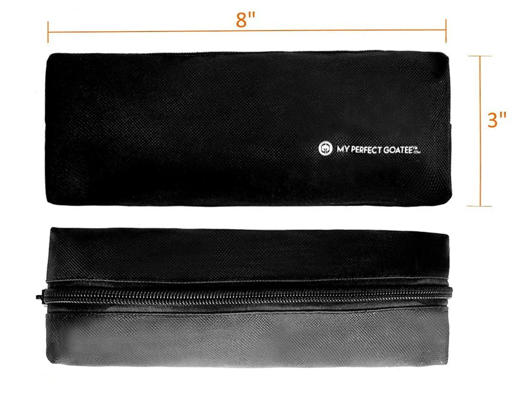 My Perfect Goatee®️ 13-in-1 Mens Grooming Kit - LED Display Beard Trimming Kit with Travel Bag, Charging Stand, & More - Waterproof, Cordless Electric Trimmer for Nose, Body, & More – Ideal Gift Set