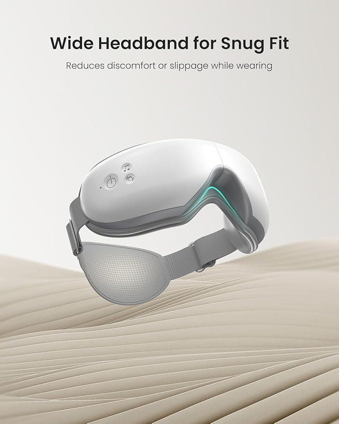 RENPHO Eyeris 1V Eye Massager with Voice Control, FSA Eligible HSA, Heated Smart Eye Mask with Bluetooth Music for Dry Eyes, Birthday Gifts for Women & Men, Graduation Gifts for Students