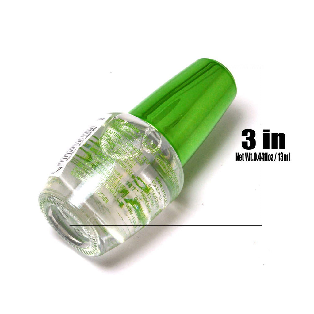 L.A. Colors 1 Salon Fabulous Nail Treatments - Bamboo Nail Hardener Polish Lacquer + Free Zipper Bag