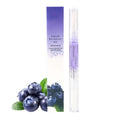 Yimart Set of 4pcs Blueberries Flavor Cuticle Revitalizer Oil Pen with Soft Brush,Nail Nutritional Cuticle Oil Pen For Anti-barb Finger Edge Nail Care Tool